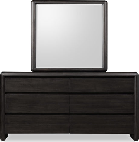 Xolani Jaguar Six Drawer Acacia Wood Dresser by Modus Furniture at Eve Furniture