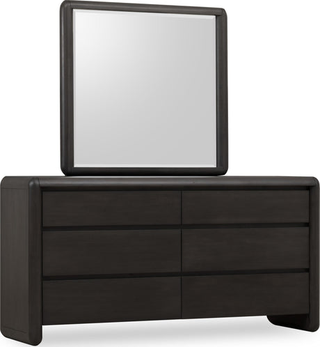 Xolani Jaguar Six Drawer Acacia Wood Dresser by Modus Furniture at Eve Furniture