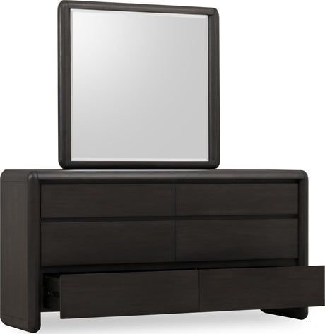 Xolani Jaguar Six Drawer Acacia Wood Dresser by Modus Furniture at Eve Furniture