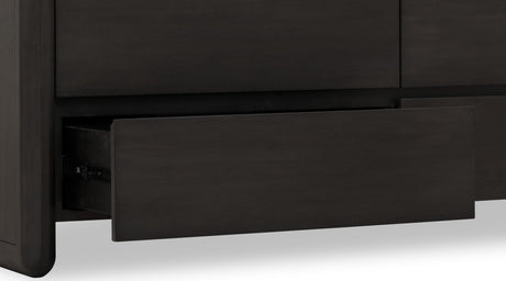 Xolani Jaguar Six Drawer Acacia Wood Dresser by Modus Furniture at Eve Furniture