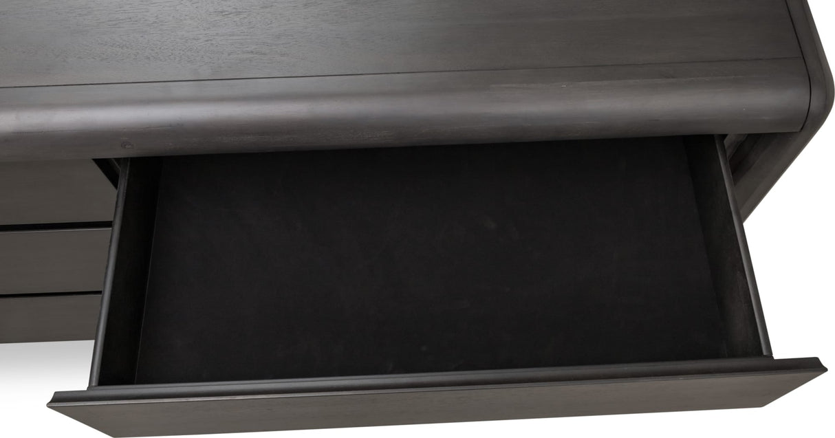 Xolani Jaguar Six Drawer Acacia Wood Dresser by Modus Furniture at Eve Furniture