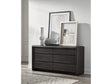 Xolani Jaguar Six Drawer Acacia Wood Dresser by Modus Furniture at Eve Furniture