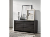 Xolani Jaguar Six Drawer Acacia Wood Dresser by Modus Furniture at Eve Furniture