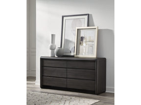 Xolani Jaguar Six Drawer Acacia Wood Dresser by Modus Furniture at Eve Furniture