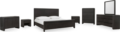 Xolani Jaguar Two Drawer Acacia Wood Nightstand by Modus Furniture at Eve Furniture