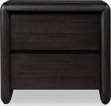 Xolani Jaguar Two Drawer Acacia Wood Nightstand by Modus Furniture at Eve Furniture