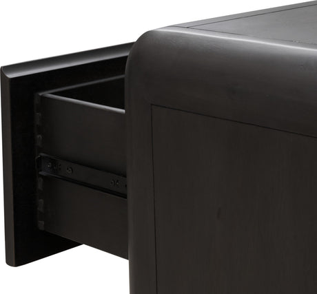 Xolani Jaguar Two Drawer Acacia Wood Nightstand by Modus Furniture at Eve Furniture