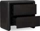 Xolani Jaguar Two Drawer Acacia Wood Nightstand by Modus Furniture at Eve Furniture