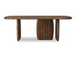 Xolani Rectangular Acacia Wood Pedestal Table in Impala by Modus Furniture at Eve Furniture