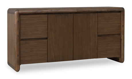 Xolani Two Door Four Drawer Acacia Wood Sideboard in Impala by Modus Furniture at Eve Furniture