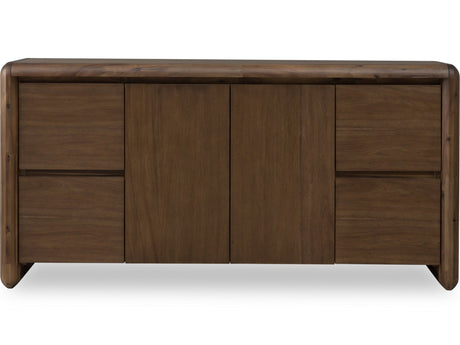 Xolani Two Door Four Drawer Acacia Wood Sideboard in Impala by Modus Furniture at Eve Furniture