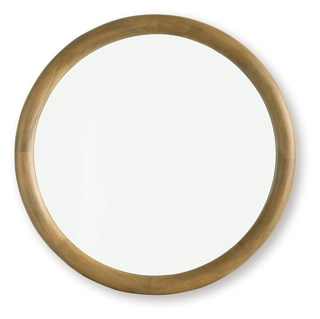 Yadiel Brown Accent Mirror by ASHLEY FURNITURE at Eve Furniture