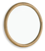 Yadiel Brown Accent Mirror by ASHLEY FURNITURE at Eve Furniture