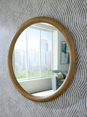 Yadiel Brown Accent Mirror by ASHLEY FURNITURE at Eve Furniture