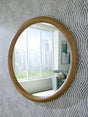 Yadiel Brown Accent Mirror by ASHLEY FURNITURE at Eve Furniture