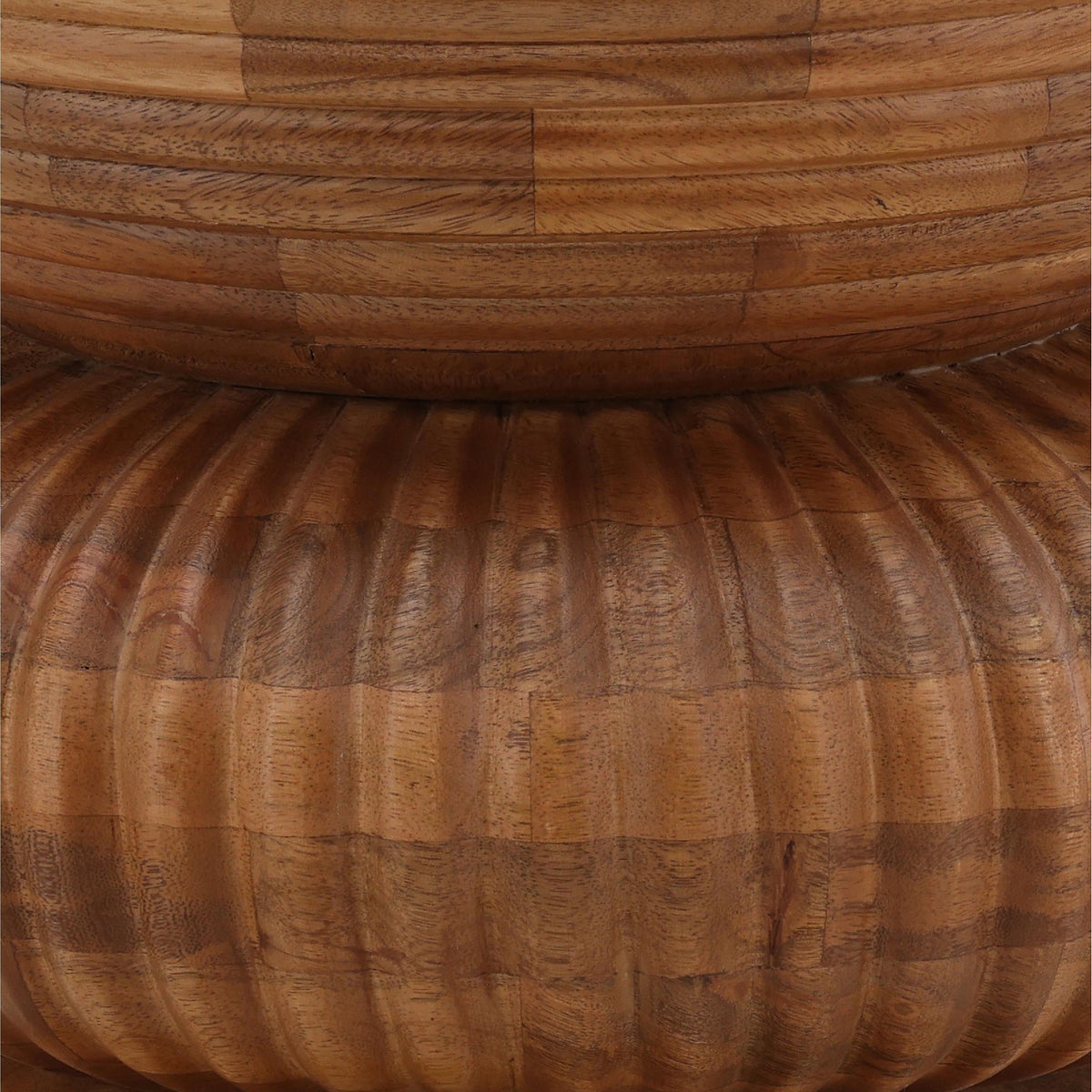Yahir Side Table, Natural by Dovetail at Eve Furniture