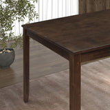 Yamhill Dark Cherry 5 Pc. Dining Table Set by Furniture of America at Eve Furniture