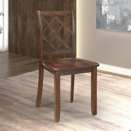 Yamhill Dark Cherry 5 Pc. Dining Table Set by Furniture of America at Eve Furniture