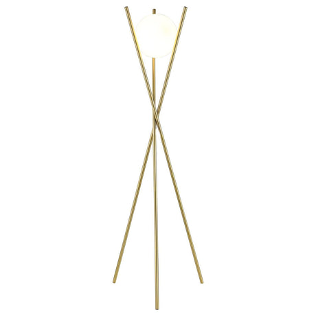 Yamileth Gold Tripod Floor Lamp by Coaster at Eve Furniture