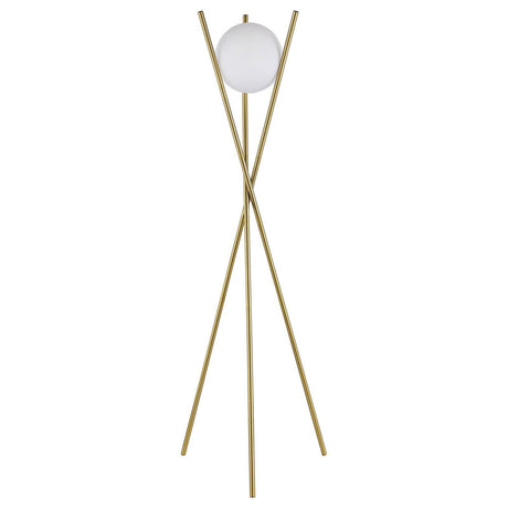 Yamileth Gold Tripod Floor Lamp by Coaster at Eve Furniture