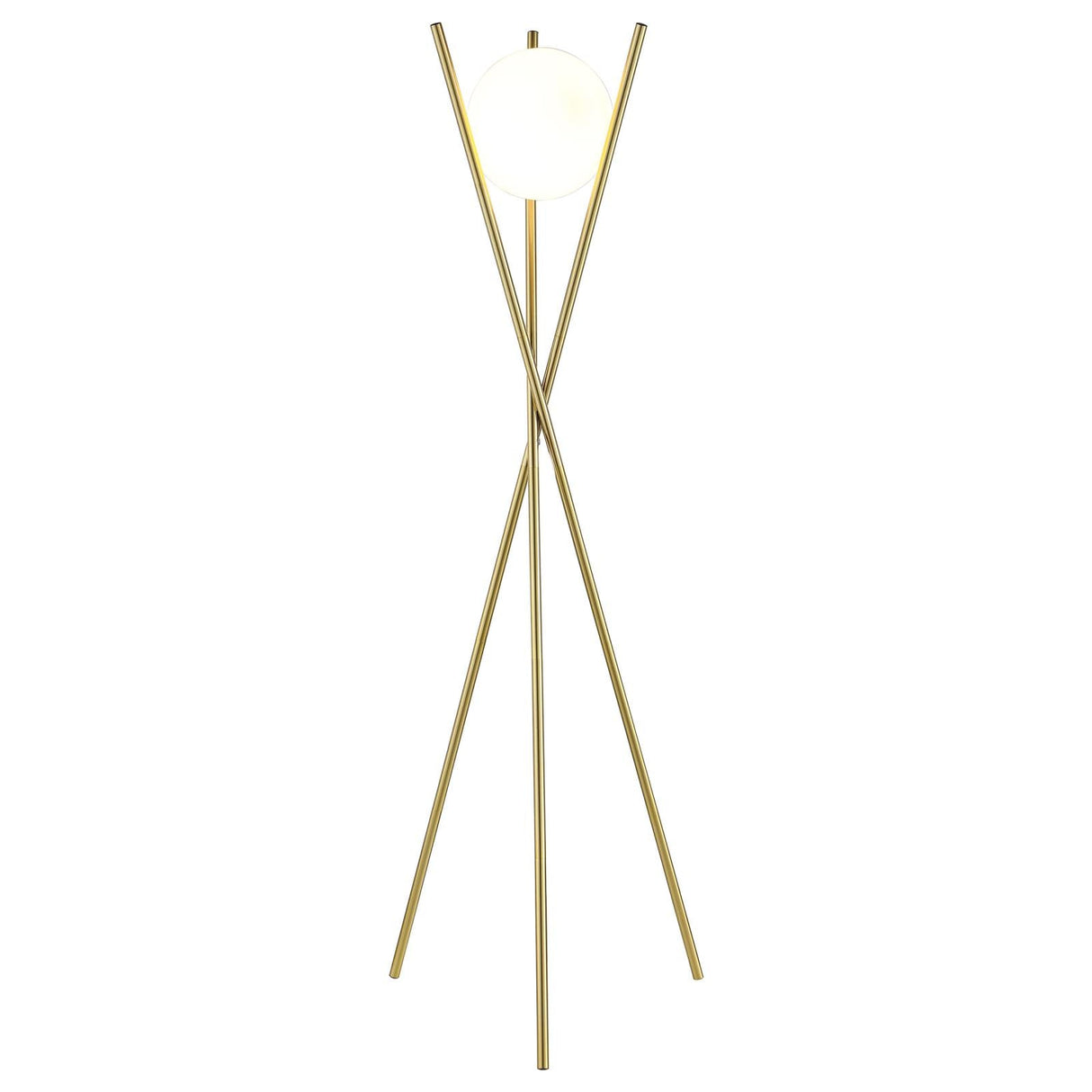 Yamileth Tripod Floor Lamp Gold