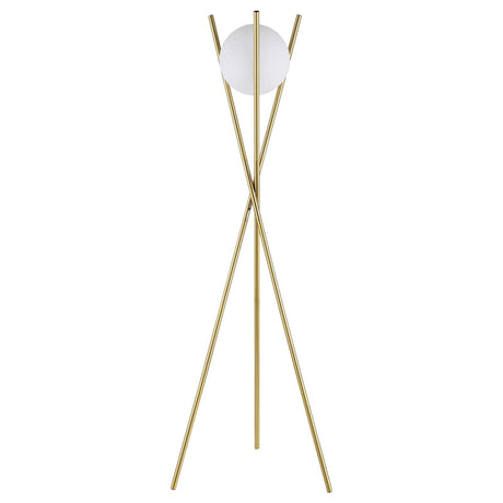 Yamileth Gold Tripod Floor Lamp by Coaster at Eve Furniture