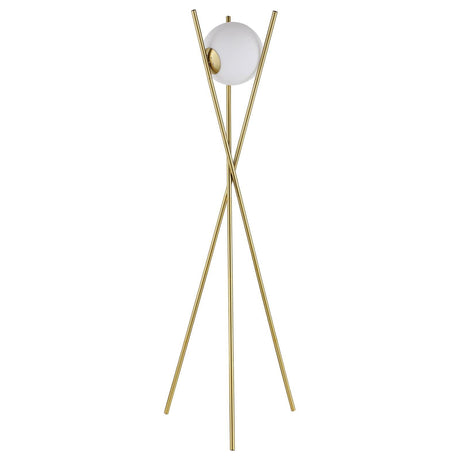 Yamileth Gold Tripod Floor Lamp by Coaster at Eve Furniture