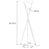 Yamileth Gold Tripod Floor Lamp by Coaster at Eve Furniture