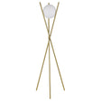 Yamileth Gold Tripod Floor Lamp by Coaster at Eve Furniture