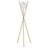 Yamileth Gold Tripod Floor Lamp by Coaster at Eve Furniture