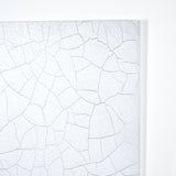 Yang (White) by Mercana Studio a Hand Embellished Textured Framed Art Print Matted under Glass by Mercana at Eve Furniture