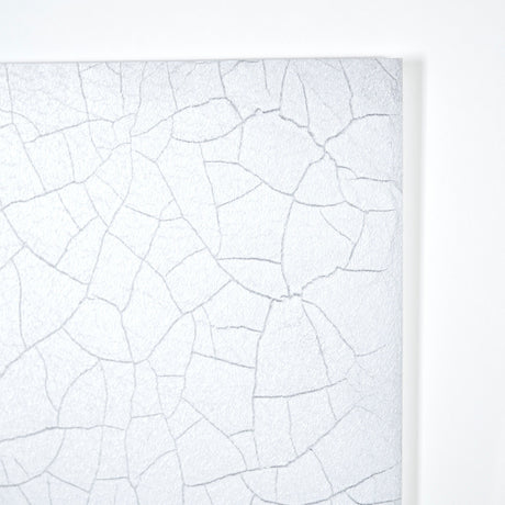 Yang (White) by Mercana Studio a Hand Embellished Textured Framed Art Print Matted under Glass by Mercana at Eve Furniture