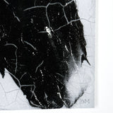 Yang (White) by Mercana Studio a Hand Embellished Textured Framed Art Print Matted under Glass by Mercana at Eve Furniture