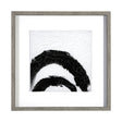 Yang (White) by Mercana Studio a Hand Embellished Textured Framed Art Print Matted under Glass by Mercana at Eve Furniture