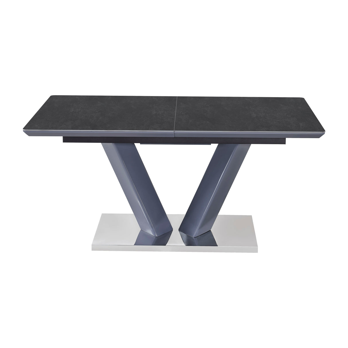 Yannis Black Sintered Stone Dining Room Table by Homelegance at Eve Furniture