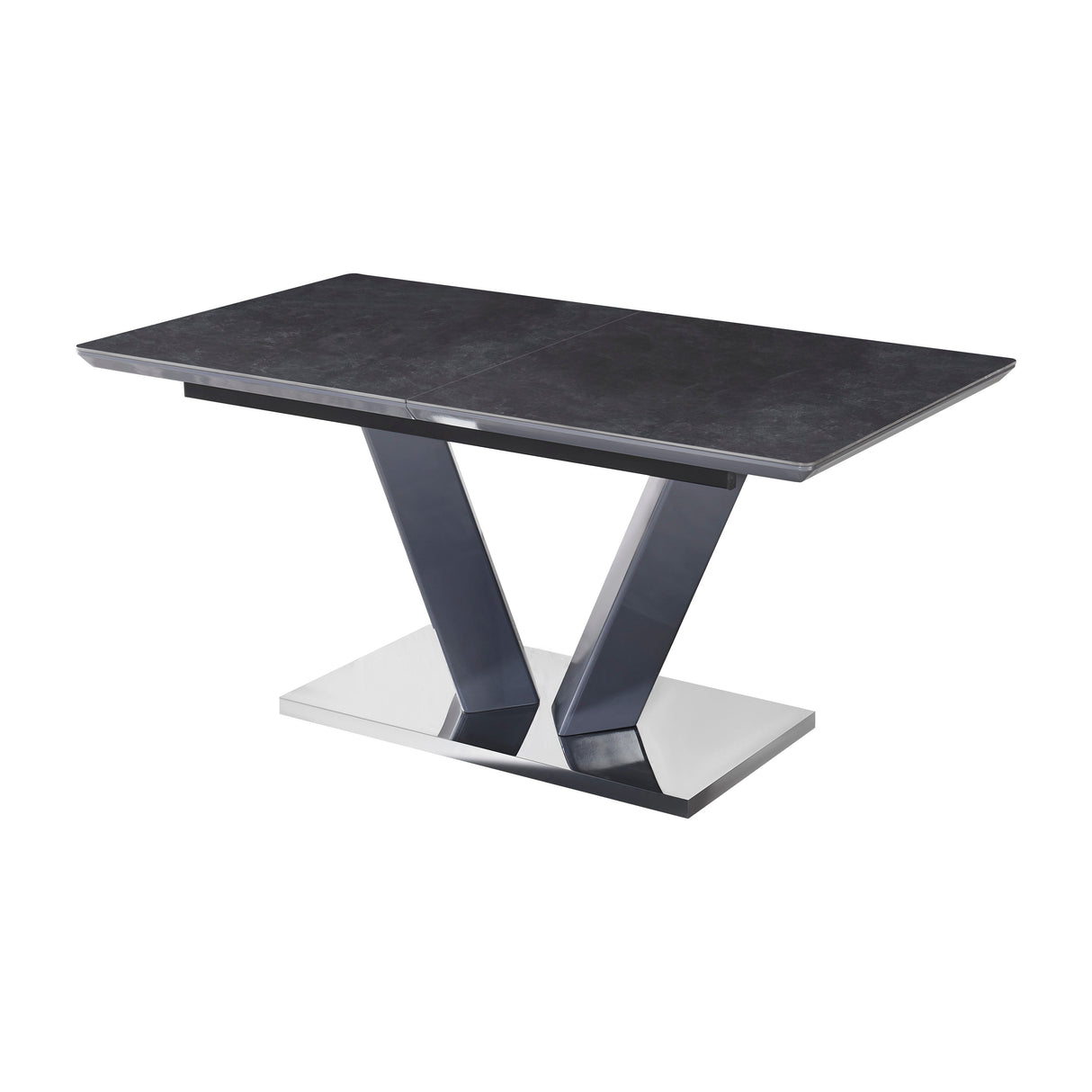 Yannis Black/Gray Contemporary Dining Room Set by Homelegance at Eve Furniture