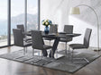 Yannis Black/Gray Contemporary Dining Room Set by Homelegance at Eve Furniture