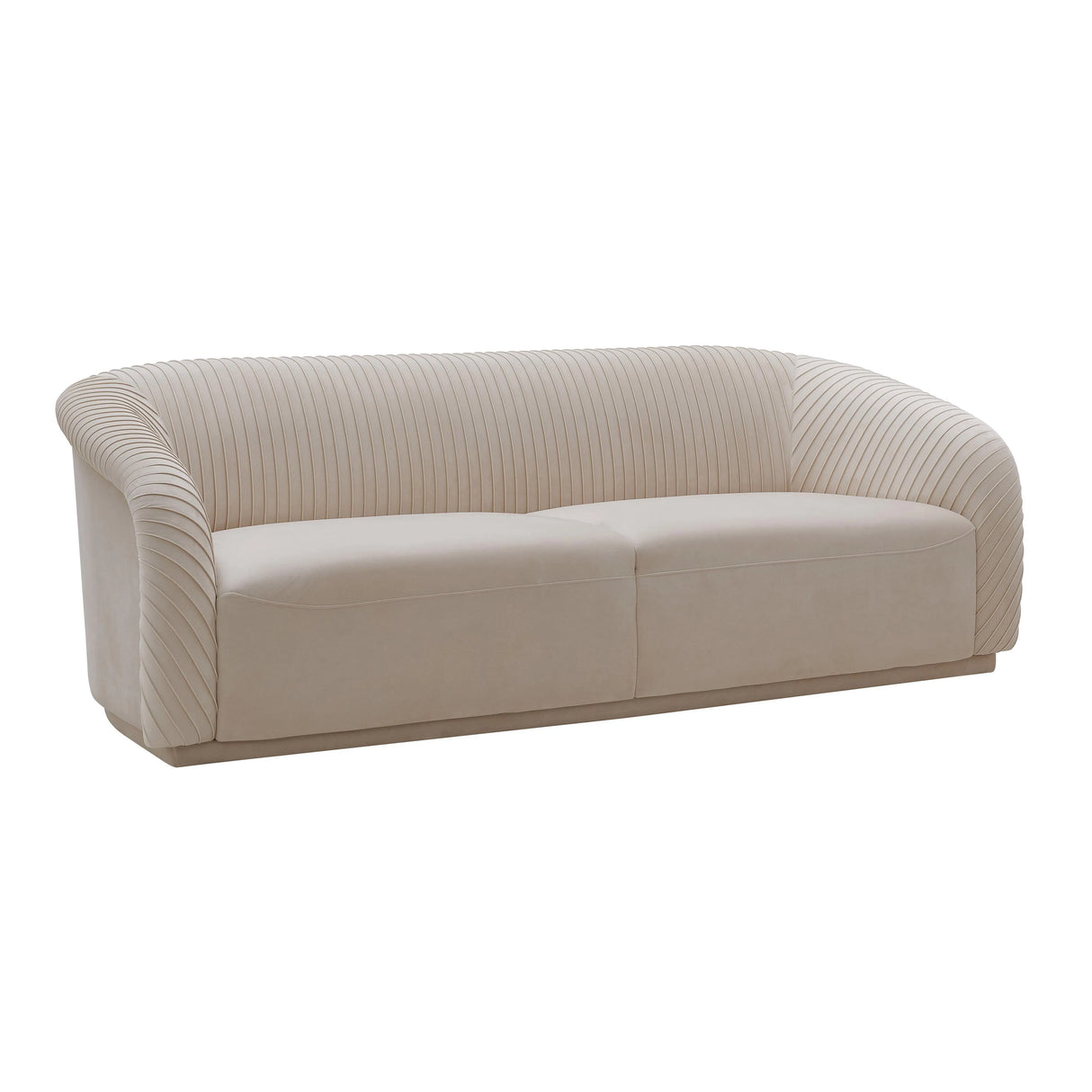 Yara Pleated Velvet Sofa by Inspire Me! Home Decor by TOV Furniture at Eve Furniture