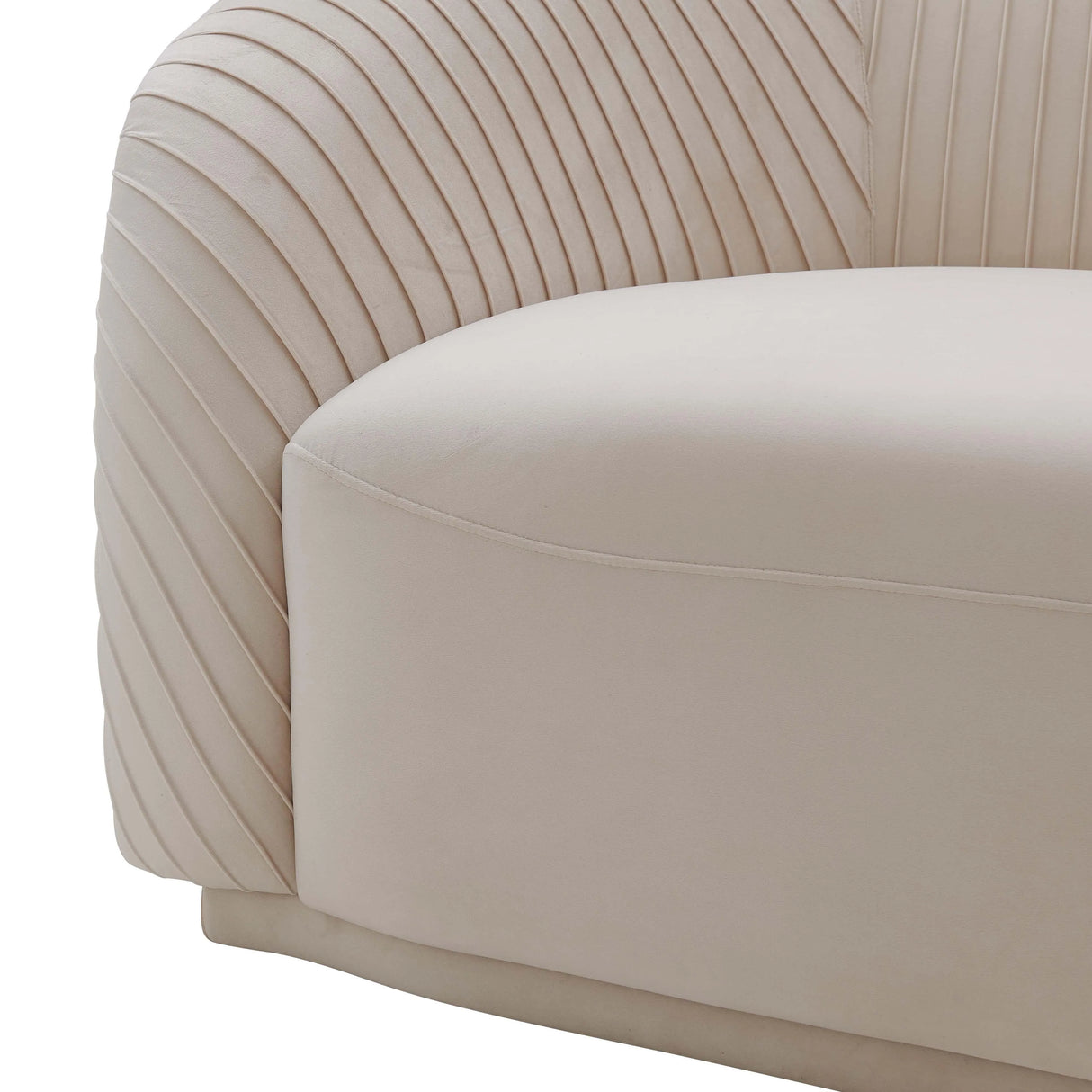Yara Pleated Velvet Sofa by Inspire Me! Home Decor by TOV Furniture at Eve Furniture