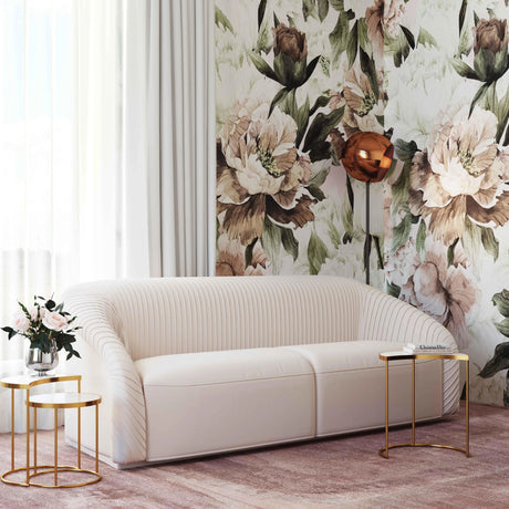 Yara Pleated Velvet Sofa by Inspire Me! Home Decor by TOV Furniture at Eve Furniture