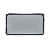 Yasmin Light Blue Faux Mohair Lumbar Cushion by Moe's Home at Eve Furniture