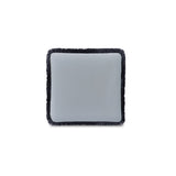 Yasmin Light Blue Faux Mohair Square Cushion by Moe's Home at Eve Furniture