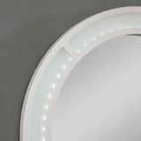Yasmine Luminous White Vanity Set by Furniture of America at Eve Furniture