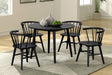 Yate Black 5-Piece Dining Room Set by Furniture of America at Eve Furniture