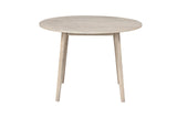 Yate Natural Oak Round Dining Table by Furniture of America at Eve Furniture