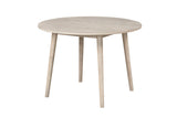 Yate Natural Oak Round Dining Table by Furniture of America at Eve Furniture