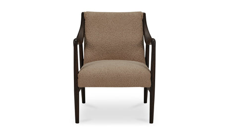 Yates Accent Chair Beige Faux Shearling by Moe's Home at Eve Furniture