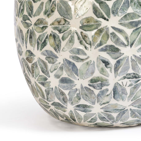 Yaya Green Capiz Shell Table Lamp by TOV Furniture at Eve Furniture