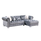 Yaz Grey 2-Piece RAF Sectional by New Era Innovations at Eve Furniture