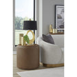 Yeal Leather Upholstered Storage End Table with Wooden Tray Top by Modus Furniture at Eve Furniture